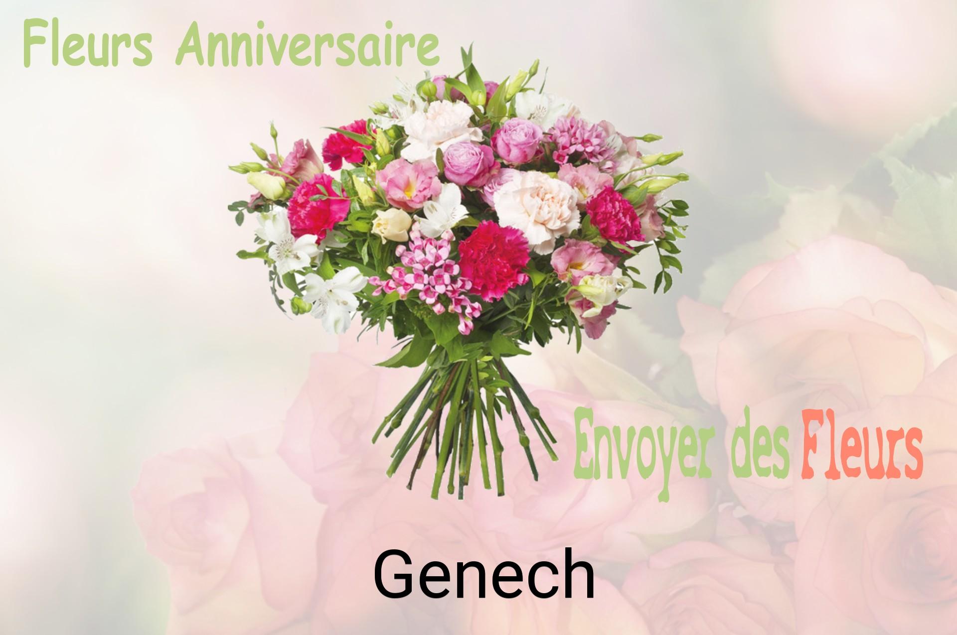 Bouquet de fleurs d’anniversaire livré à Genech